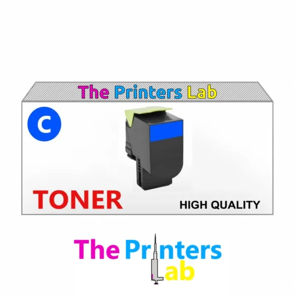 Συμβατό Toner Lexmark CS417 Cyan