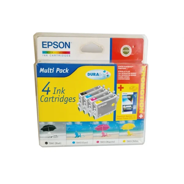 Γνήσιο / Original Μελάνι MULTIPACK / Ink Epson - T044140BA (T0441B, T0452C, T0453M, T0454Y)