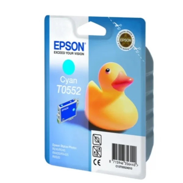 Γνήσιο _ Original Μελάνι _ Ink Epson T0552 Cyan